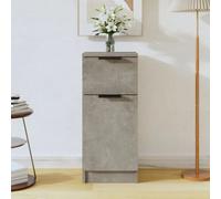 Vidaxl Sideboard Concrete Grey 30X30X70 Cm Engineered Wood