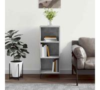 vidaXL Sideboard Concrete Grey 34.5x32.5x90 cm Engineered Wood 02 UK HOT