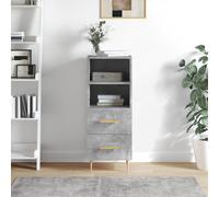 vidaXL Sideboard Concrete Grey 34.5X34X90 Cm Engineered Wood, Grey