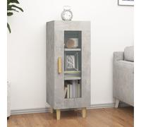 Sideboard Cabinet Kitchen Storage Cupboard with Glass Door & Compartments Unit
