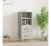 vidaXL Sideboard Concrete Grey 34.5x34x90 cm Engineered Wood