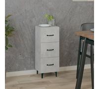 vidaXL Sideboard Concrete Grey 34.5x34x90 cm Engineered Wood