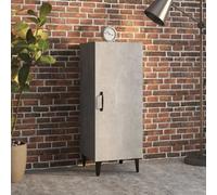 vidaXL Sideboard Concrete Grey 34.5X34X90 Cm Engineered Wood, Grey