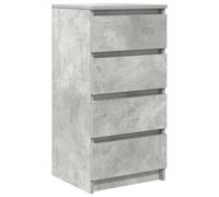 vidaXL Sideboard Concrete Grey 37.5x35x76 cm Engineered Wood storage cabinet