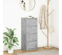 Vidaxl Sideboard Concrete Grey 37.5X35X99 Cm Engineered Wood