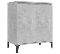 vidaXL Sideboard Concrete Grey Engineered Wood Storage Cabinet Home Furniture