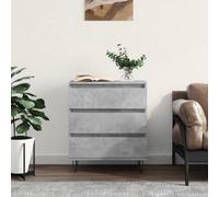 Vidaxl Sideboard Concrete Grey 60X35X70 Cm Engineered Wood