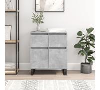 vidaXL Sideboard Storage Side Cabinet Cupboard Concrete Grey Engineered Wood
