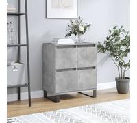 (concrete grey) vidaXL Sideboard Storage Cabinet Side Cabinet Cupboard White Engineered Wood