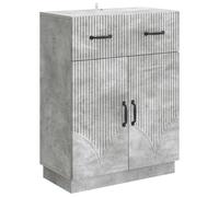 vidaXL Sideboard Concrete Grey 66 x 34.5 x 87 cm Engineered Wood