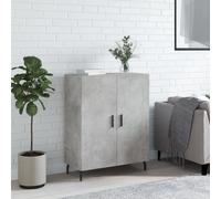 vidaXL Sideboard Storage Side Cabinet Cupboard Concrete Grey Engineered Wood