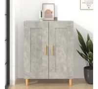 (Concrete grey) vidaXL Sideboard Engineered Wood Side Cabinet Home Organiser Multi Colours