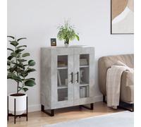 vidaXL Sideboard Storage Side Cabinet Cupboard Concrete Grey Engineered Wood