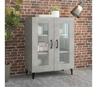 vidaXL Sideboard Concrete Grey 69.5x34x90 cm Engineered Wood, Grey