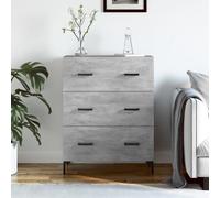 vidaXL Sideboard Storage Side Cabinet Cupboard Concrete Grey Engineered Wood