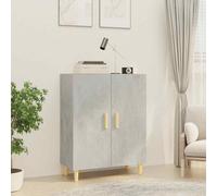 vidaXL Sideboard Concrete Grey 70x34x90 cm Engineered Wood UK