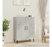 Vidaxl Sideboard Concrete Grey 70X34X90 Cm Engineered Wood