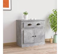 vidaXL Sideboard Concrete Grey 70x35.5x67.5 cm Engineered Wood