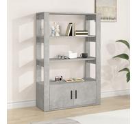 Vidaxl Sideboard Concrete Grey 80X30X119.5 Cm Engineered Wood