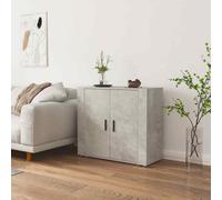 vidaXL Sideboard Concrete Grey 80X33X70 Cm Engineered Wood, Grey