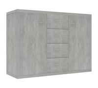 Vidaxl Sideboard Concrete Grey 88X30X65 Cm Engineered Wood