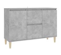 vidaXL Sideboard Concrete Grey Engineered Wood Storage Cabinet Home Furniture