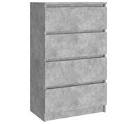 vidaXL Sideboard Concrete Grey 60X35X98.5 Cm Engineered Wood, Grey