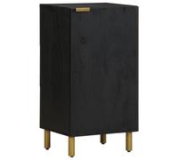vidaXL Sideboard Cupboard Storage Cabinet Highboard Black Engineered Wood