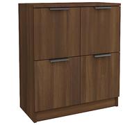 vidaXL Sideboard Cupboard Storage Console Side Cabinet Home Organiser Living Room Indoor Telephone Drawer Cabinet Brown Oak Engineered Wood