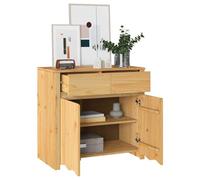 vidaXL Sideboard Drammen Oak 79 x 43 x 75.5 cm Solid Pine wood, Brown