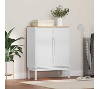 vidaXL Sideboard FLORO White 70 x 30 x 70.5 cm Solid Pine Wood