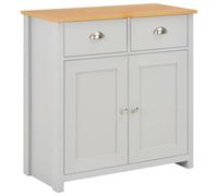 vidaXL Sideboard Grey Cabinet Organiser Storage Buffet Display Console Table