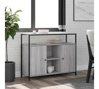 Vidaxl Sideboard Grey Sonoma 100X35X80 Cm Engineered Wood