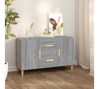 Vidaxl Sideboard Grey Sonoma 100X36X60 Cm Engineered Wood