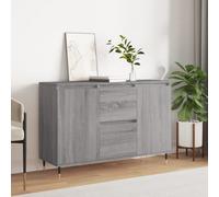 Vidaxl Sideboard Grey Sonoma 101.5X35X70 Cm Engineered Wood