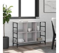 (grey sonoma, 102 x 32 x 73.5 cm) vidaXL Sideboard Storage Cabinet Cupboard Cabinet Highboard Engineered Wood