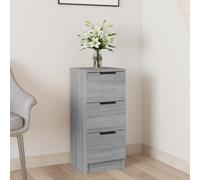vidaXL Sideboard Grey Sonoma 30x30x70 cm Engineered Wood