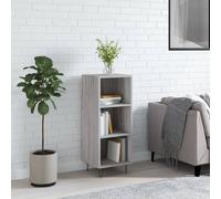 Sideboard Grey Sonoma 34.5x32.5x90cm Engineered Wood Metal Compact Storage UK