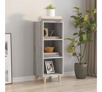 vidaXL Sideboard Grey Sonoma 34.5x32.5x90 cm Engineered Wood