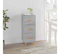 vidaXL Sideboard Grey Sonoma 34.5x34x90 cm Engineered Wood 05 UK HOT
