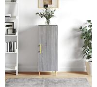 vidaXL Sideboard Grey Sonoma 34.5X34X90 Cm Engineered Wood, Grey
