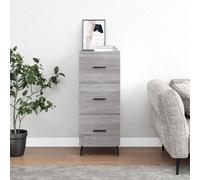 vidaXL Sideboard Grey Sonoma 34.5x34x90 cm Engineered Wood