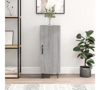 vidaXL Sideboard Grey Sonoma 34.5x34x90 cm Engineered Wood