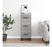 vidaXL Sideboard Grey Sonoma 34.5x34x90 cm Engineered Wood
