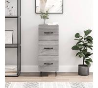 vidaXL Sideboard Storage Side Cabinet Cupboard Grey Sonoma Engineered Wood