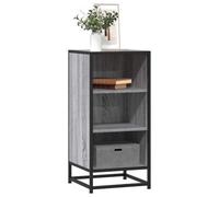 Vidaxl Sideboard Grey Sonoma 35.5X35X76 Cm Engineered Wood And Metal