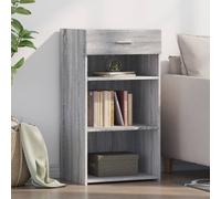 vidaXL Sideboard Grey Sonoma 50x42.5x93 cm Engineered Wood