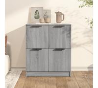 vidaXL Sideboard Grey Sonoma 60x30x70 cm Engineered Wood