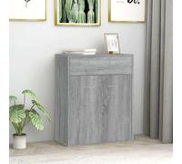 (Grey sonoma) vidaXL Sideboard Side Cabinet Organiser Cupboard Highboard Engineered Wood