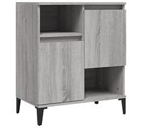 vidaXL Sideboard Living Room Cupboard Storage Cabinet Highboard Home Organiser Sideboard Cabinet Grey Sonoma 60x35x70 cm Engineered Wood